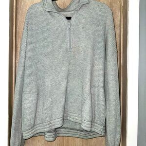 Aerie Waffle Knit Cropped Sweater size XL